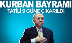Erdoğan açıkladı: Kurban Bayramı 9 güne uzatıldı!