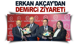 MHP Grup Başkanvekili Akçay'dan Demirci'ye ziyaret