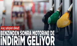 Araç sahipleri dikkat! Benzinden sonra motorine de indirim geliyor