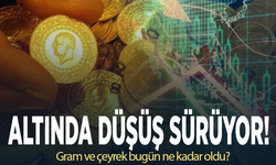 Altında düşüş sürüyor!