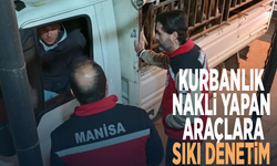 Kurbanlık nakli yapan araçlara sıkı denetim