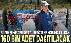 Büyükşehir’den kiraz üreticisine koruma kalkanı... 160 bin adet dağıtılacak
