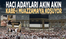 Hacı adayları akın akın Kabe-i Muazzama’ya koşuyor