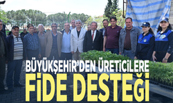 Büyükşehir’den üreticilere fide desteği