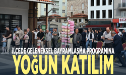 İlçede geleneksel bayramlaşma programına yoğun katılım