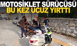 Otomobil ile motosiklet çarpıştı;1 yaralı
