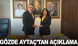 Gözde Aytaç'tan açıklama