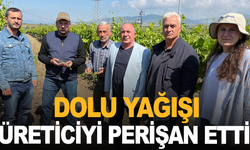 Manisa'da Dolu Felaketi Bağları ve Karpuz Tarlalarını Vurdu