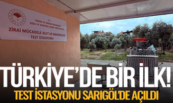 Türkiye'nin ilk zirai mücadele test istasyonu Sarıgöl'de açıldı