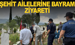 Şehit ailelerine bayram ziyareti