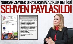 Nurcan Zeyrek O Paylaşıma Açıklık Getirdi: Sehven Paylaşıldı