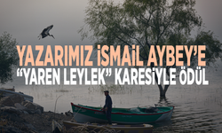 Yazarımız İsmail Aybey’e “Yaren Leylek” karesiyle ödül