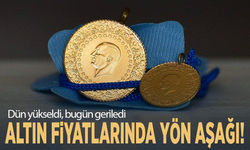Dün yükseldi, bugün geriledi! Altın fiyatlarında yön aşağı