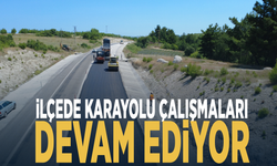 İlçede karayolu çalışmaları devam ediyor