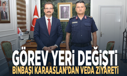 Görev yeri değişti... Binbaşı Karaaslan’dan veda ziyareti