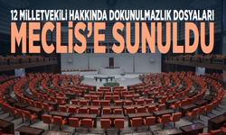12 milletvekili hakkında dokunulmazlık dosyaları Meclis’e sunuldu