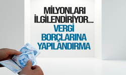 Milyonları ilgilendiriyor... Vergi borçlarına yapılandırma