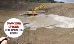Büyükşehir, çiftçinin o sorununu da çözdü: Gölet Sezona Yetiştirildi