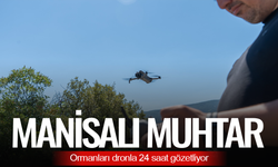 Yangına geçit yok: Muhtardan havadan devriye