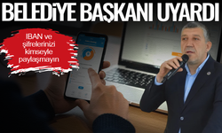 Başkan Taşlı'dan dolandırıcılık uyarısı: IBAN ve şifrelerinizi kimseyle paylaşmayın