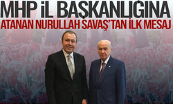 MHP Manisa İl Başkanlığı'na atanan Nurullah Savaş'tan ilk mesajlar...