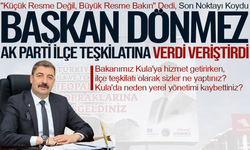 Kula Belediye Başkanı Hikmet Dönmez AK Parti İlçe Teşkilatına Verdi Veriştirdi
