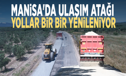 Manisa'da ulaşım atağı... Yollar bir bir yenileniyor