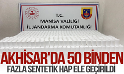 Akhisar'da 50 binden fazla sentetik hap ele geçirildi