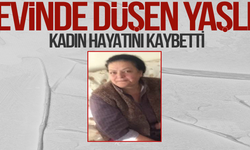 Evde düşen yaşlı kadın hayatını kaybetti
