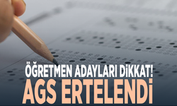 Öğretmen adayları dikkat! AGS ertelendi