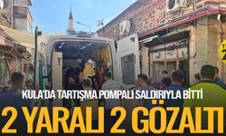 Kahvehane önündeki saldırı: Kula'da kan döküldü