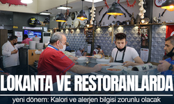 Lokanta ve restoranlarda yeni dönem: Kalori ve alerjen bilgisi zorunlu olacak
