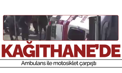 Ambulans ile motosiklet çarpıştı: 4 yaralı