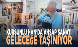 Kurşunlu Han’da ahşap sanatı geleceğe taşınıyor