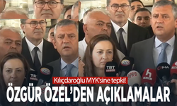 Kılıçdaroğlu MYK'sine tepki!... Özgür Özel'den açıklamalar