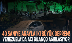 40 saniye arayla iki büyük deprem! Venezuela'da acı bilanço ağırlaşıyor