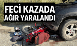 Motosiklet otomobille çarpıştı: 1 yaralı