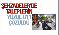 Şehzadeler’de taleplerin yüzde 81’i çözüldü
