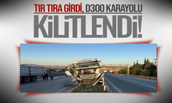 Kavacık Rampaları'nda facianın eşiğinden dönüldü:Tır tıra girdi, D300 Karayolu kilitlendi