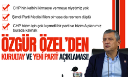 Özgür Özel'den 'kurultay' ve 'yeni parti' açıklaması!