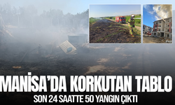 Manisa’da 24 saatte 50 yangın: İtfaiye alarma geçti