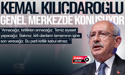 Kılıçdaroğlu, CHP Genel Merkezi'nde kürsüye çıktı