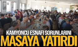 Kamyoncu esnafı sorunları masaya yatırdı