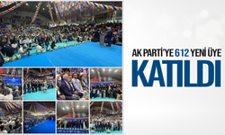 AK Parti'ye 612 yeni üye katıldı
