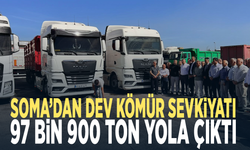 Soma’dan dev kömür sevkiyatı... 97 bin 900 ton yola çıktı