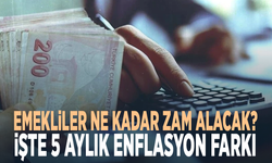 Emekliler ne kadar zam alacak? İşte 5 aylık enflasyon farkı