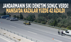 Jandarmanın sıkı denetimi sonuç verdi! Manisa’da kazalar yüzde 42 azaldı