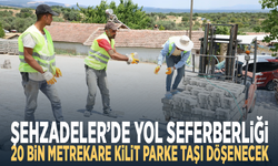 Şehzadeler’de yol seferberliği: 20 bin metrekare kilit parke taşı döşenecek