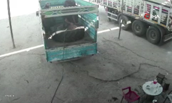 Şişirilen lastik bomba gibi patladı