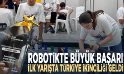 Robotikte büyük başarı... İlk yarışta Türkiye ikinciliği geldi